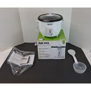 Aroma Rice Cooker ARC-363NG 6 Cup 1.5 Qt Capacity Non-Stick Surface NEW open box